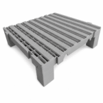 Estrado plástico 50x50x13,5cm cinza