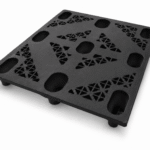 Pallet plástico vazado 1200x1000x150mm PL01 preto