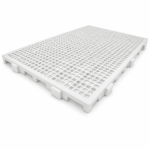 Pallet, Piso e Estrado plástico modular 60x40x3cm cor branco