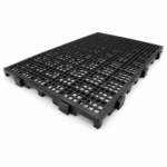Pallet, Piso e Estrado plástico modular 60x40x3cm cor preto