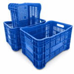Kit 3 caixas plásticas AB-46L azul