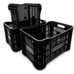 Kit 3 caixas plásticas AB-46L preta