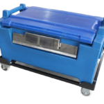Carrinho TransCaixa 180 para caixa hot box GN 30L e carga até 200Kg