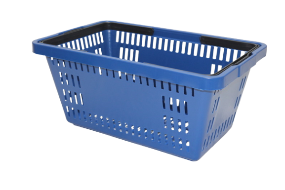 Cesta plástica para supermercado cp-16 litros azul da ABelt Industria e Comercio