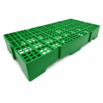 Estrado plástico 41x82x13cm verde
