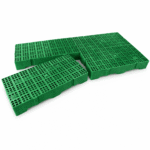 Estrado plástico 41x82x13cm verde - Imagem 2
