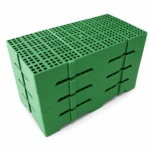 Estrado plástico 41x82x13cm verde - Imagem 4