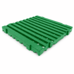 Piso plástico 50x50x5cm verde
