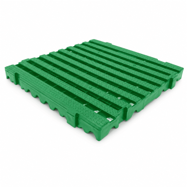 Piso plástico 50x50x5cm verde