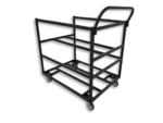Carrinho Picking ou PTS (Put to Store) para separação de mercadorias do E-Commerce para 4 caixas plásticas modelo CP-61L de 61 litros - Imagem 2