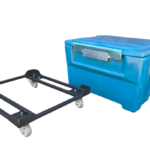 Carrinho tartaruga para Caixa Térmica Hot Box 100 litros modelo TransCaixa 180 Standard