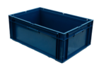 Caixa plástica KLT 6424 azul com fundo lego - Imagem 3