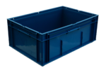 Caixa plástica KLT 6424 azul com fundo lego - Imagem 5