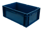 Caixa plástica KLT 6424 azul com fundo lego - Imagem 8