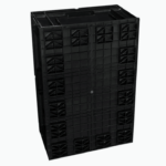 Caixa plástica KLT 6424 preto com fundo lego - Imagem 8