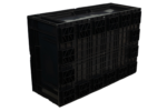 Caixa plástica KLT 6424 preto com fundo lego - Imagem 11