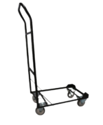 Carrinho para transporte de caixa basculante ALC com rodízios de 4” e carga até 200 kg modelo TransCaixa 200 - Imagem 8