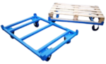 Carrinho para palete 1200x1000mm e carga de 500 kg modelo TransCaixa 500 marca ABelt® - Imagem 2