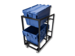 Carrinho Picking Flow-Rack para Separação de Mercadorias e Peças com Caixas Plásticas ALC 6437