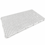 Estrado plástico modular 100x60x4,5cm branco
