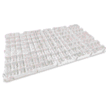 Estrado plástico modular 100x60x4,5cm branco - Imagem 2