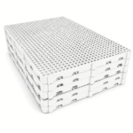 Estrado plástico modular 100x60x4,5cm branco - Imagem 3
