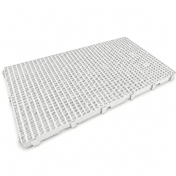Estrado plástico modular 100x60x4,5cm branco