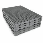 Piso plástico modular 100x60x4,5cm cinza - Imagem 3