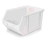 Gaveteiro plástico Bin nº6 branco com trava 15x18,5x29cm