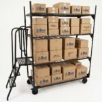 Carrinho de Picking Industrial com Escada Acoplada e Freio Automático – CPE 300 ABelt® - Imagem 7