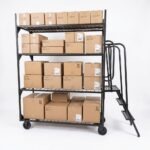 Carrinho de Picking Industrial com Escada Acoplada e Freio Automático – CPE 300 ABelt® - Imagem 9