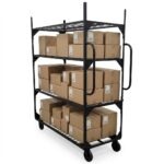 Carrinho de Picking Industrial com Escada Acoplada e Freio Automático – CPE 300 ABelt® - Imagem 11