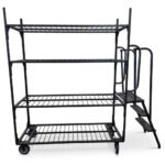 Carrinho de Picking Industrial com Escada Acoplada e Freio Automático – CPE 300 ABelt® - Imagem 12