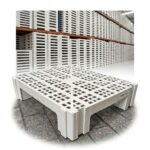 Palete, Piso e Estrado plástico modular 50x60x15cm branco - Imagem 7
