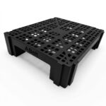 Palete, Piso e Estrado plástico modular 50x60x15cm preto