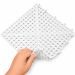 Piso flexível 30x30cm branco