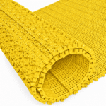 Estrado piso plástico flexível modular antiderrapante 24x24cm cor amarelo - Imagem 2