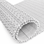 Estrado piso plástico flexível modular antiderrapante 24x24cm cor branco - Imagem 2