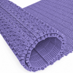 Estrado piso plástico flexível modular antiderrapante 24x24cm cor lilá - Imagem 2
