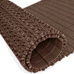 Estrado piso plástico flexível modular antiderrapante 24x24cm cor marrom - Imagem 2