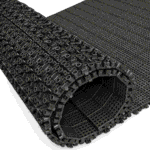 Estrado piso plástico flexível modular antiderrapante 24x24cm cor preto - Imagem 2