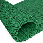 Estrado piso plástico flexível modular antiderrapante 24x24cm cor verde - Imagem 2