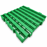 Estrado plástico 40x40x4,5cm verde