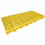 Estrado plástico 50x25x2,5cm amarelo