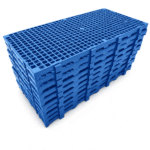 Estrado plástico 50x25x2,5cm azul - Imagem 3