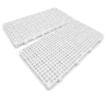 Estrado plástico 50x25x2,5cm branco - Imagem 2
