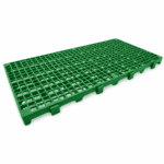 Estrado plástico 50x25x2,5cm verde