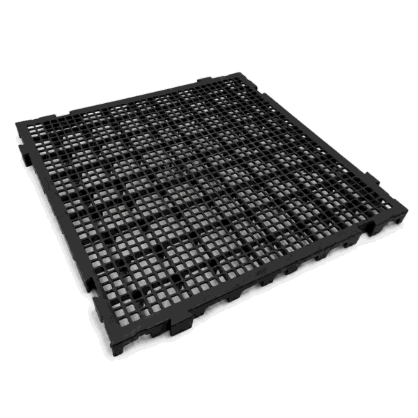 Piso plástico 50x50x3cm preto - ABelt