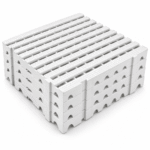 Piso plástico 50x50x5cm branco - Imagem 3