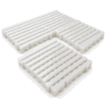 Piso plástico 50x50x5cm natural 100% virgem - Imagem 2